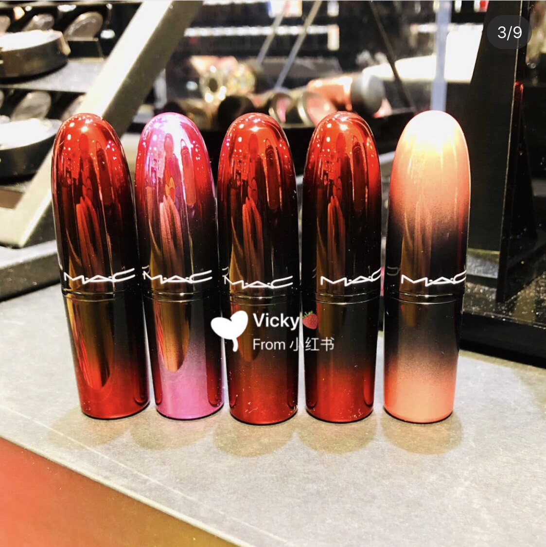 MAC Phantom Gradient Bullet Lipstick Lipstick Moisturizing Love Me 423 408 410 428 25th Anniversary