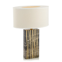 Post-modern light luxury marble texture fashion designer Nordic model room living room study bedroom bedside lamp