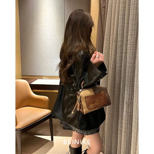 贝妮珂 Джинсовая подушка, сумка через плечо, летняя сумка на одно плечо для приставной кровати, изысканный стиль, 2023