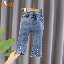 History Nubi Girl Pants 2022 New Fashion Jeans Spring style Korean version 100 hitch to be stylish and stylish