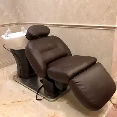 Zhuoyi factory direct sales Japanese high-end shop electric lifting washing bed rotatable simple Japanese Flushing bed