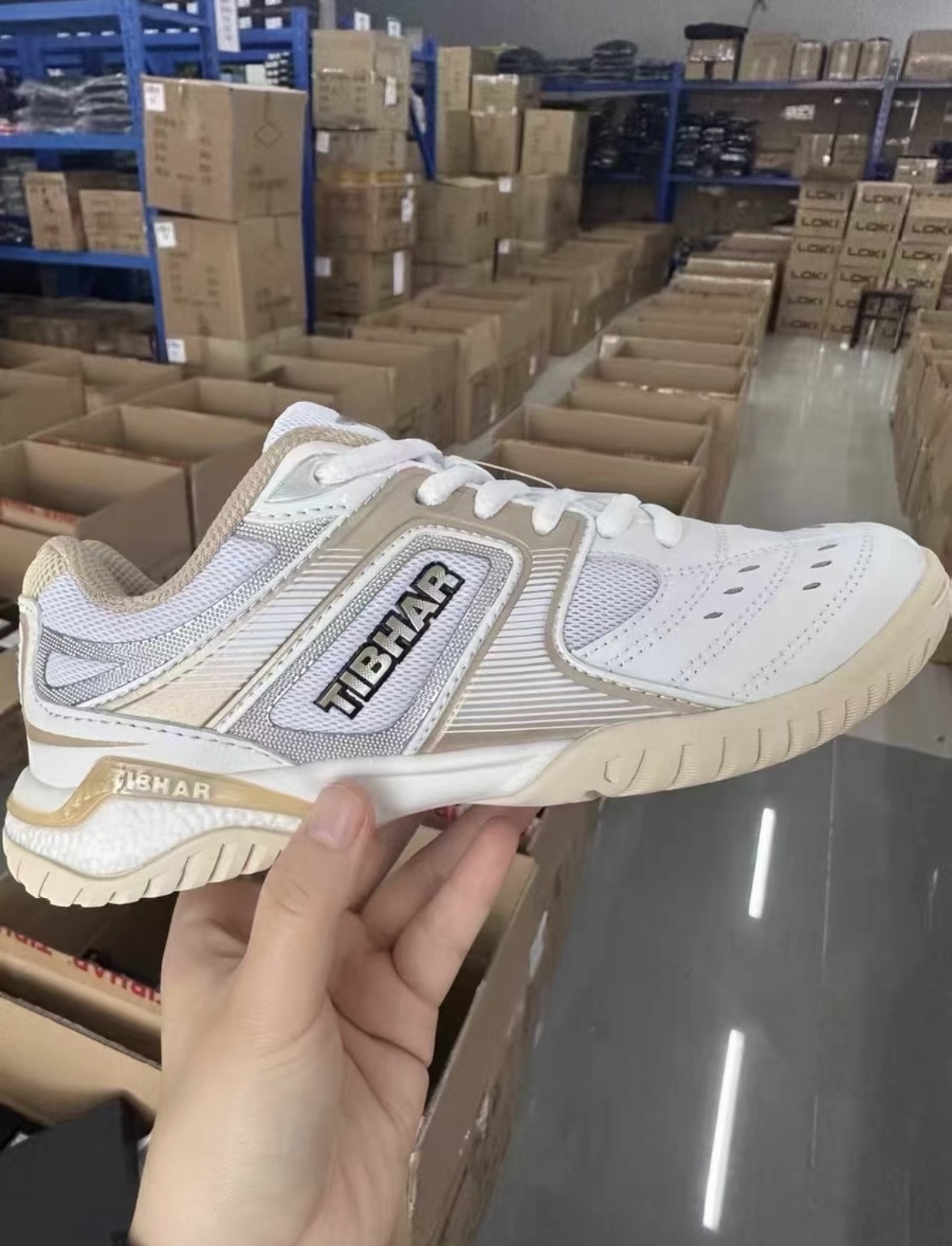 TIBHAR quite plucking table tennis shoes men and women new anti-wear and abrasion training shoes competition special breathable sports sneakers-Taobao