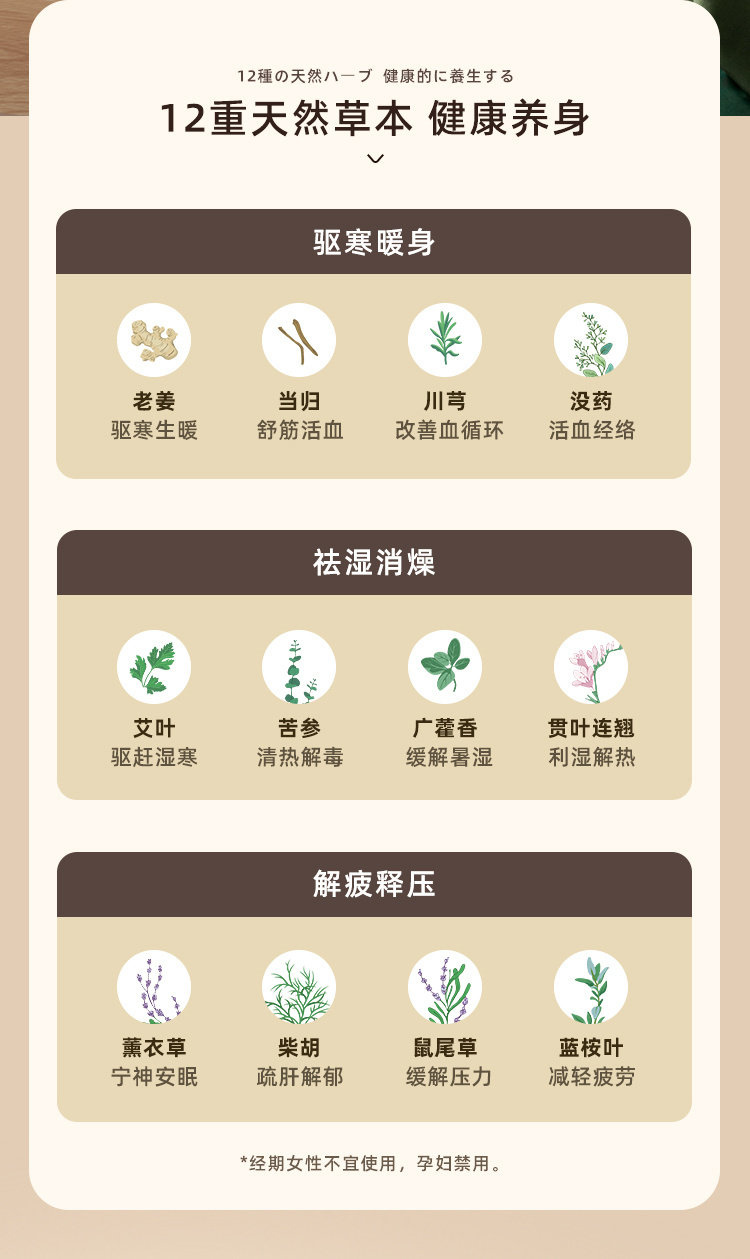 Ноги мешки ванной tnekou天工流仪驱寒暖足助眠 12重草本泡脚凝珠 30颗/罐