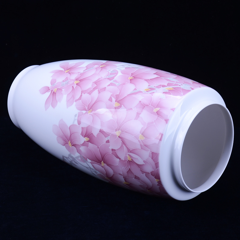 Under the liling glaze colorful porcelain ceramic design side shoulder, mesa of bottle vases, flower implement hand - made porcelain furnishing articles