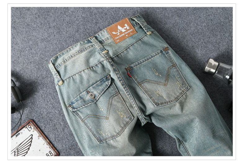 Jeans pour jeunesse en coton pour automne - Ref 1462946 Image 11