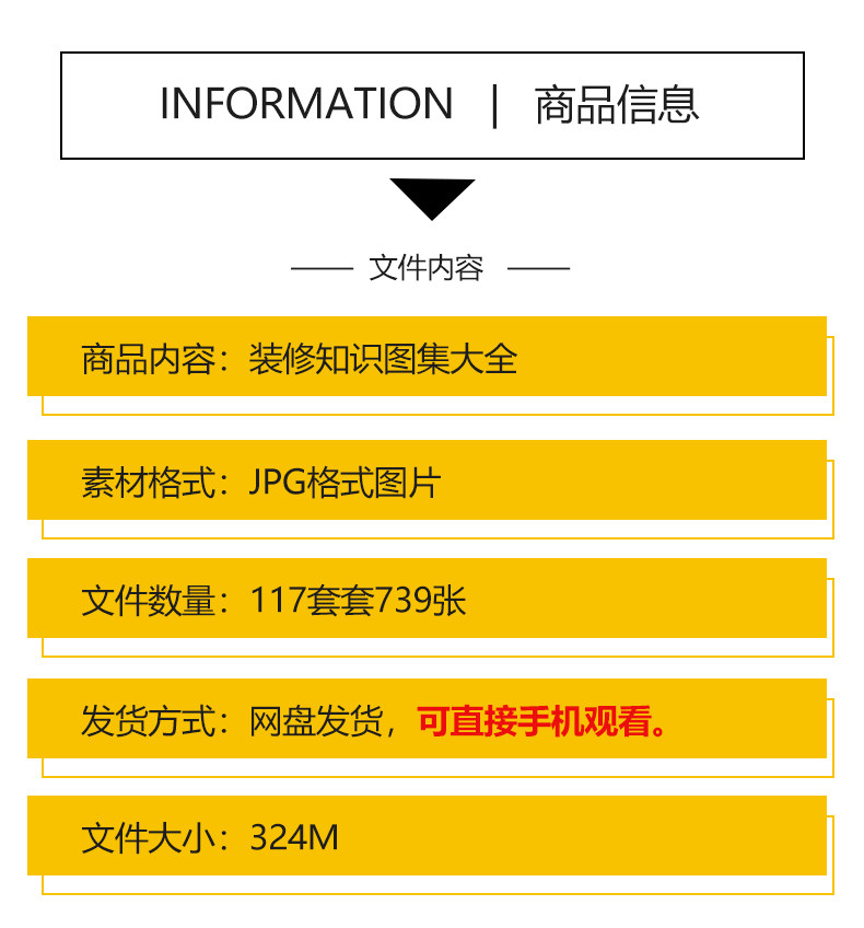 装修知识图集流程攻略指南大全新房施工半包全包材料知识图片资料