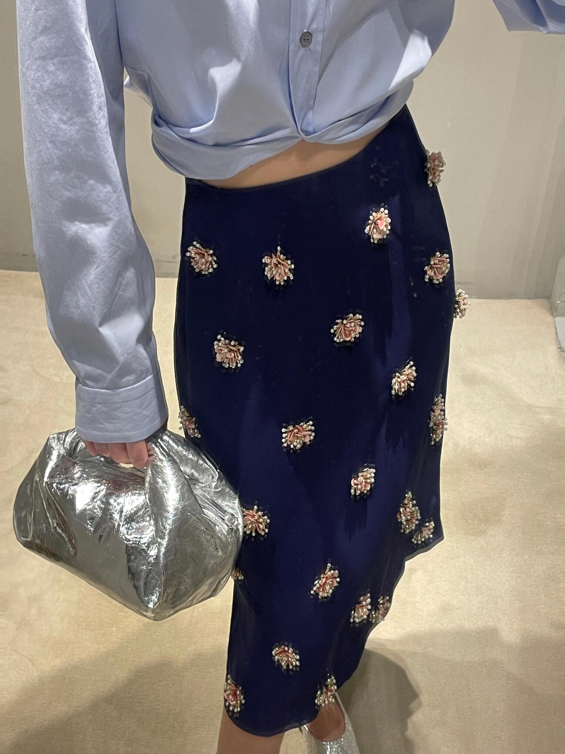 スカート dries van noten 23ss flower skirt O1CN017eS0c51KgRU36NjaM_!!