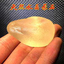 Natural White Crystal Raw Stone Himalayan Crystal Ore Ore Wool Bare Stone Pendulum Pieces Ornamental Handlebar Piece