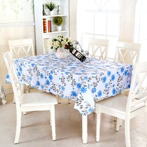 Nordic tablecloth lace plastic waterproof and oil-proof disposable table mat desk ins student rectangular pvc coffee table cloth