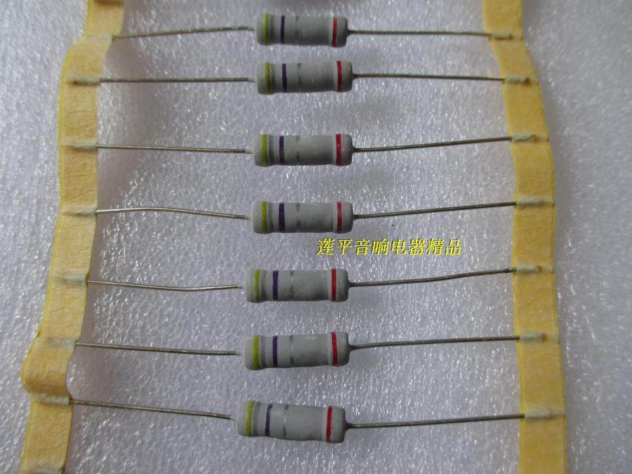 Original Welvin Metal Metal Metal Metal Metal Resistance 3W0 47R 3W0 47 Euro Power Radiode Resistance Rough Copper Feet
