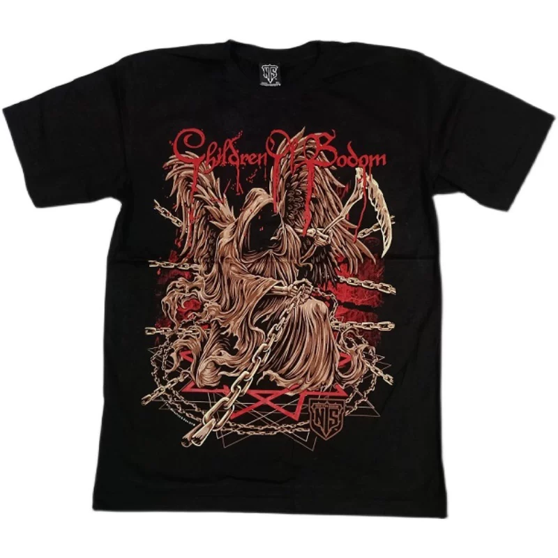 Сын Хакаты Дети Bodom Death Metal Rock Band Thai Edition Короткая футболка с круговым вырезом