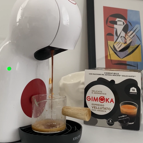 16 капсул итальянского кофе GIMOKA, горячего какао, капучино, латте Duoqusi small star