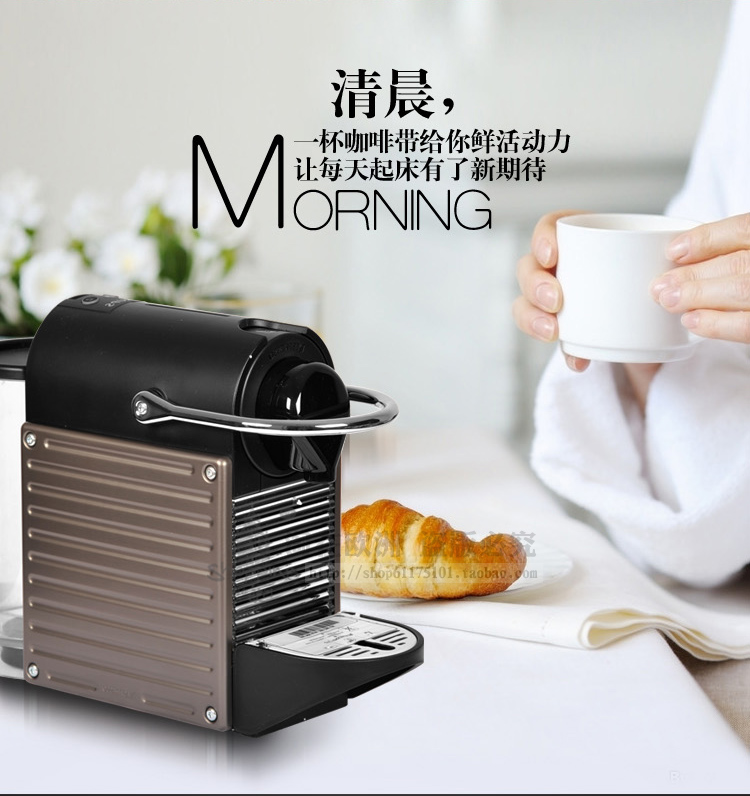 máy xay cà phê mini 600n Thụy Sĩ nhập khẩu krups XN3006 Nestle NESPRESSO máy pha cà phê viên mini nhà PIXIE C60 máy pha cà phê elmich