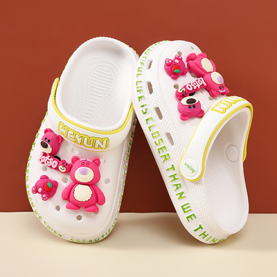 Girl Hole Shoes Kids Slippers Summer New Arrival Girls Non Slip Soft Bottom Baby Princess Indoor Sandals Sandals — 8