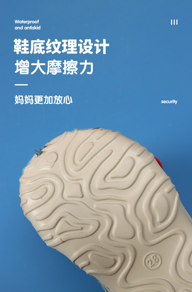 我的世界儿童洞洞鞋男童拖鞋夏季新款男孩防滑软底宝宝凉拖鞋凉鞋 — 5