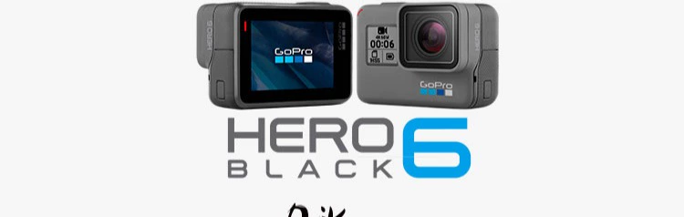 Máy ảnh kỹ thuật số chống rung GoPro HERO6 BLACK 4K60 khung hình 12 triệu pixel chụp vlog
