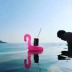 Flamingo Water Cola Cup Chủ Uống Cup Chủ Đồ chơi nước bơm hơi Vòng bơi - Cao su nổi