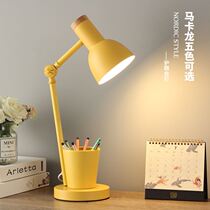 Table lamp light luxury 2021 new student learning special girl multifunctional childrens desk eye protection cute pen holder one