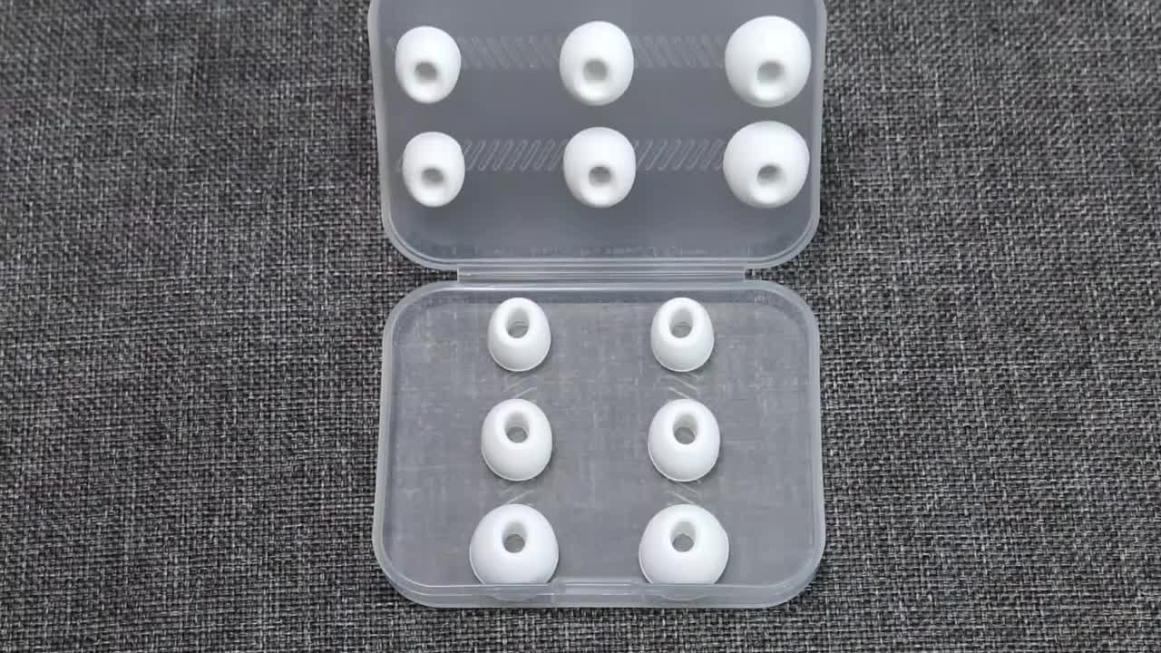 New Bee 6 Pairs Tws Earbuds Earplug Earphones Ear Tips Silicone Memory