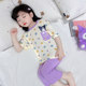 儿童睡衣夏季莫代尔女宝宝薄款空调服套装女童可爱卡通家居服套装