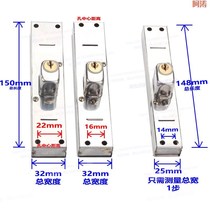 Stainless steel sliding gate touch lock fence moving door lock double tongue security moving door lock sliding gate lock sliding door lock