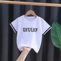 Female big child T-shirt summer short sleeve quick-drying T-shirt boys summer dress half-sleeve childrens clothing coat