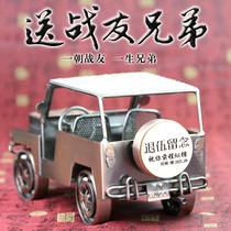 Customized veterans souvenirs to send comrades-in-arms veterans brothers creative gifts customized August 1 Army Day gifts