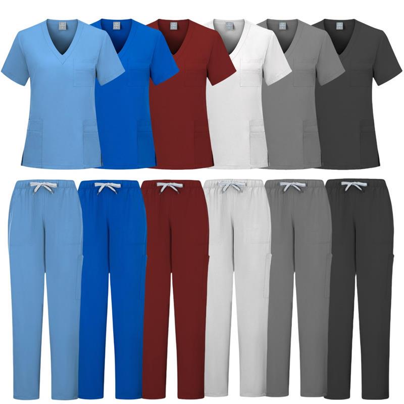 Operating Room Medical Uniform Scrub Hospital Work Beauty Suit Female Dental Nurse Suit Jogger Workwear
