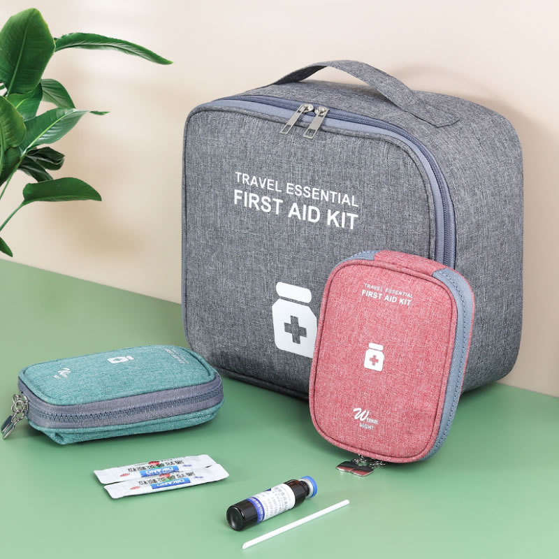 Portable sports medicine bag home car outdoor small storage package medicine bag bag portable emergency medicine bag