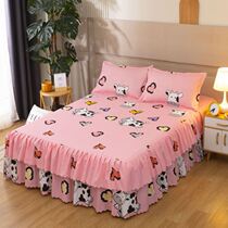 Bed cover cotton single piece Simmons mattress protective cover non-slip fixed dustproof bed bed sheet all-inclusive summer