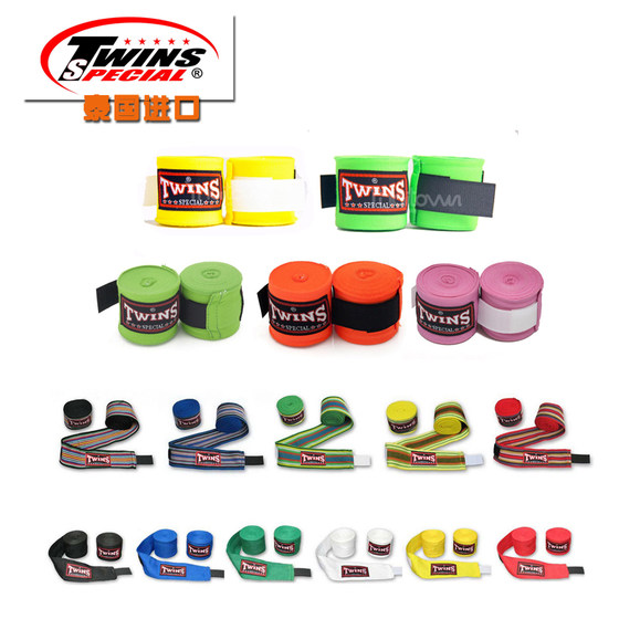 Twins Boxing Bandage Elastic Muay Thai Hand Wraps Sanda Hand Wraps Fighting Hand Protection Cloth Sports Fitness Boxing Bandage