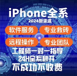 Apple 휴대폰에 적합 iPhoneX 12 13 14 15Promax 원격 깜박임 공식 솔루션 ipad 숨겨진