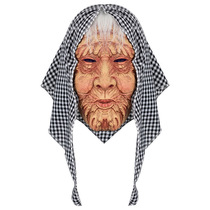 Halloween latex mask old man mask grandpa grandma horror mask Halloween party props cos