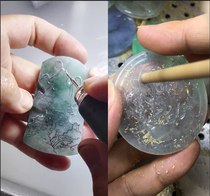 Cuiruchun high-end Myanmar jade rough design and processing link Please see the details before shooting please do not shoot indiscriminately