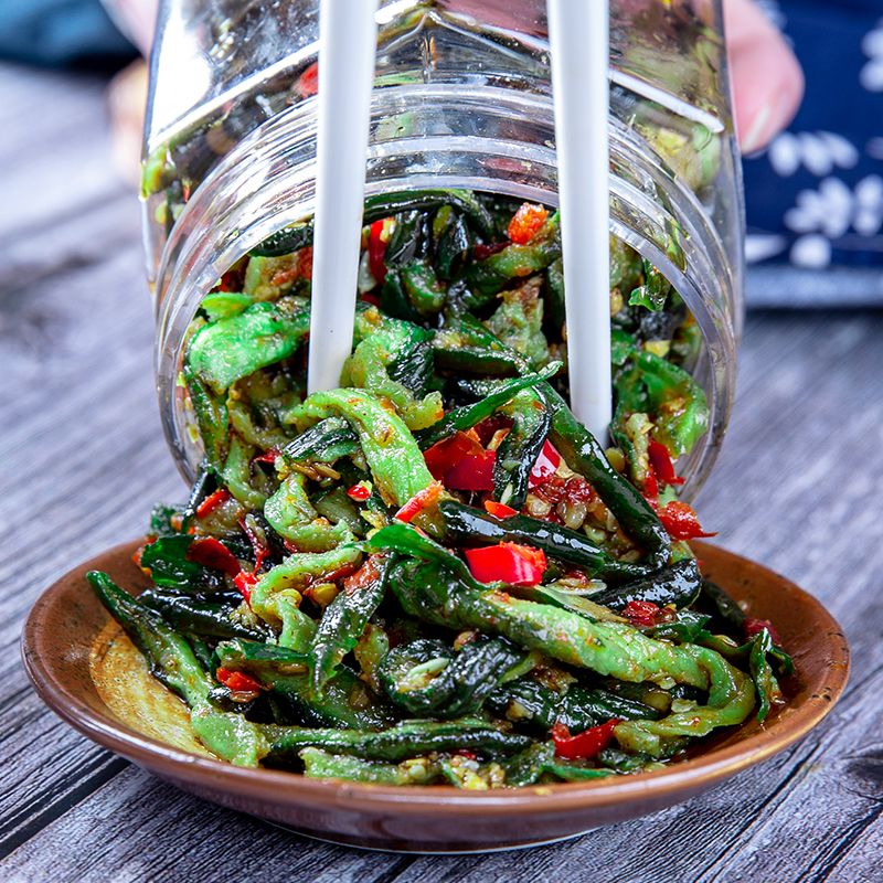 Farmhouse Next meal Yellow melon skin Crisp And Bottled Vegetables Homemade Pickle pickle Spicy Ready-to-eat Salty Sauce Hunan Teproute