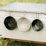 M16 Japan Nmmonkeys Limited Snowlaz Cup Cup Cup Cup Outdoor Camping из нержавеющей стали висящая чаша BC Black