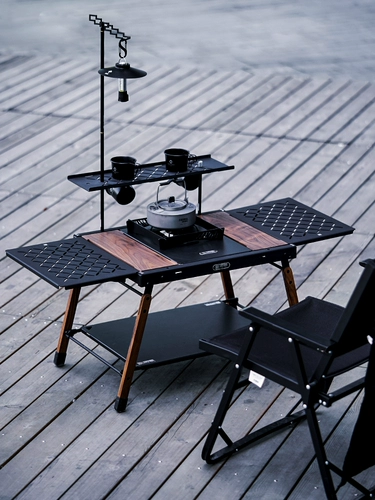 什良 Дорожное портативное снаряжение для кемпинга, металлический модуль с аксессуарами, алюминиевый сплав