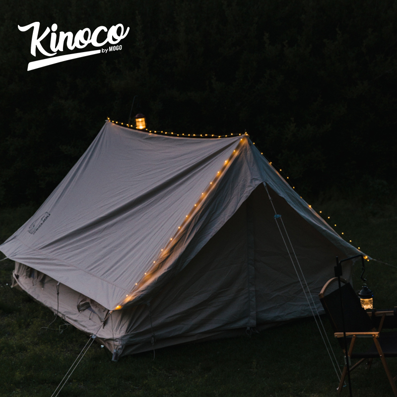 Kinoco outdoor camping lights Night tent decoration string lights color lights LED flashing lights full of stars atmosphere small night lights