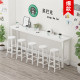 Wall bar home partition bar high table rectangular simple dining table milk tea shop slender table narrow table