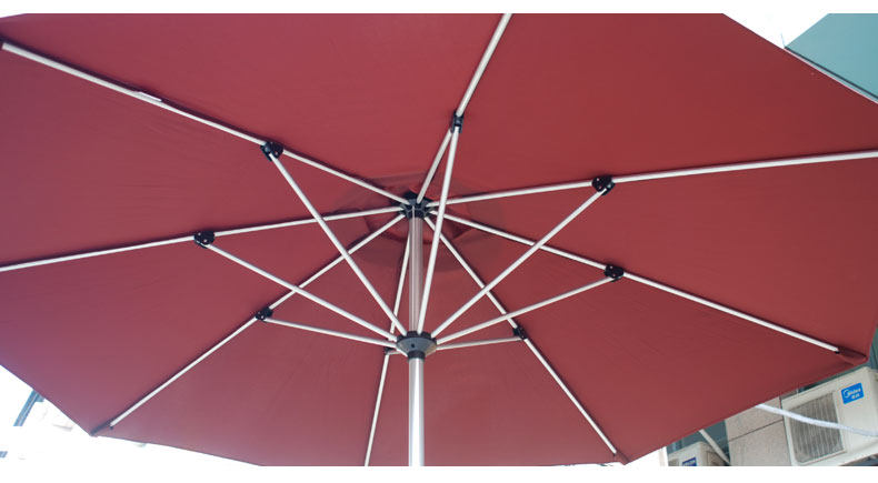 户外家具中立伞室外遮阳伞大型庭院伞岗亭花园沙滩折叠伞中柱伞详情5