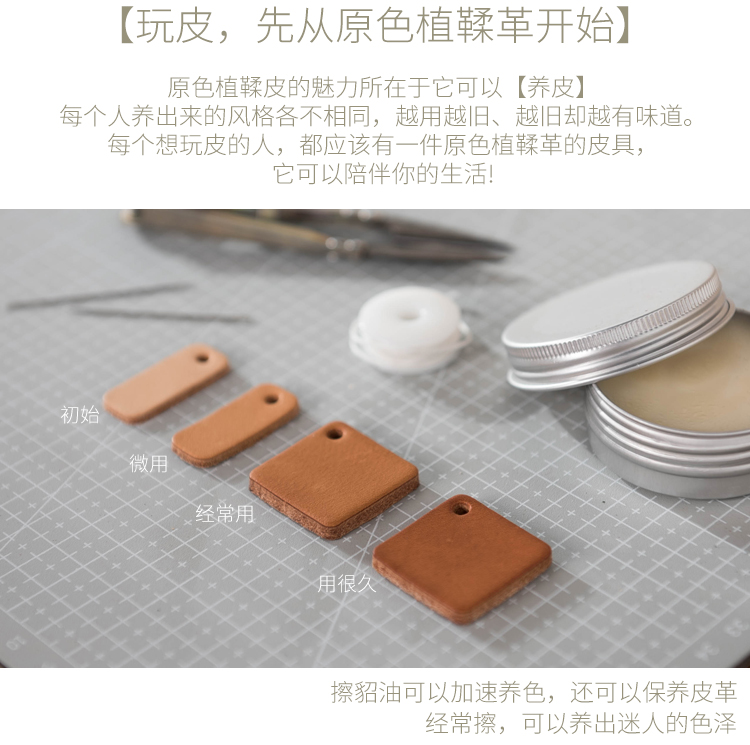 Túi da rám nắng cầm tay Lớp da nhỏ Ví nhỏ Nhật Bản quạt nghệ thuật đơn giản - Chủ thẻ ví đựng thẻ cho nữ