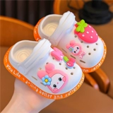 Детские слайдеры, летние мультяшные тапочки, мягкая подошва