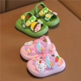 Детские сандалии, летняя детская пляжная нескользящая обувь для мальчиков для принцессы, мягкая подошва