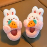 Детские удерживающие тепло флисовые тапочки для мальчиков, туфли