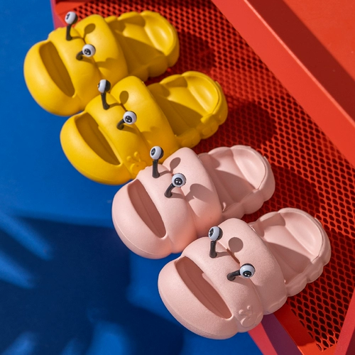 Детские милые тапочки подходит для мужчин и женщин для раннего возраста, нескользящие слайдеры, 1-3 лет, мягкая подошва