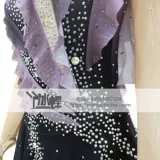 Лонгслив, детский элитный черный костюм, фигурное катание, делается под заказ