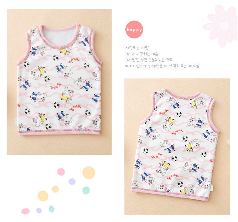 Mùa đông em bé cộng với áo nhung dày của trẻ em mặc vest gần gũi với bé trai và bé gái mặc vest vest ấm áp áo khoác trẻ em