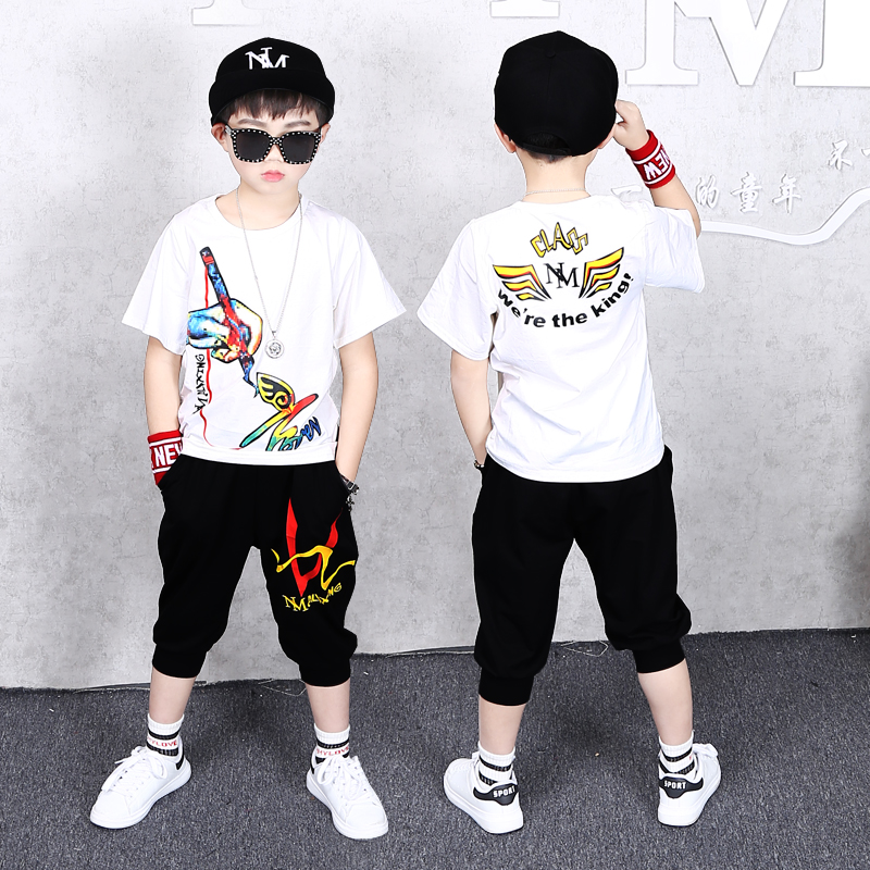 Summer 61 trẻ em quần áo sàn catwalk mới boy giá hiệu suất trống váy trẻ sàn catwalk đường phố nhảy chương trình hoạt động phù hợp.