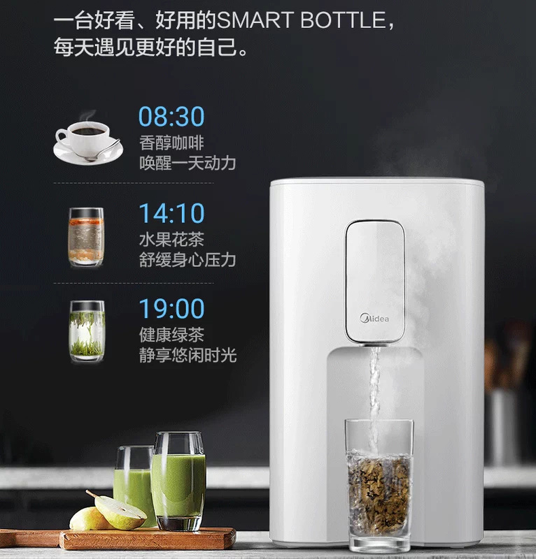 Ấm siêu tốc mini ấm điện nhỏ để bàn gia đình máy nước nóng ấm đun sôi HE3001 - Nước quả