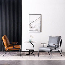 Modern Industrial Wind Iron Art Solo House Guest Sofa Chair Office Business Hotel Sales in talks to receive tea table combinations